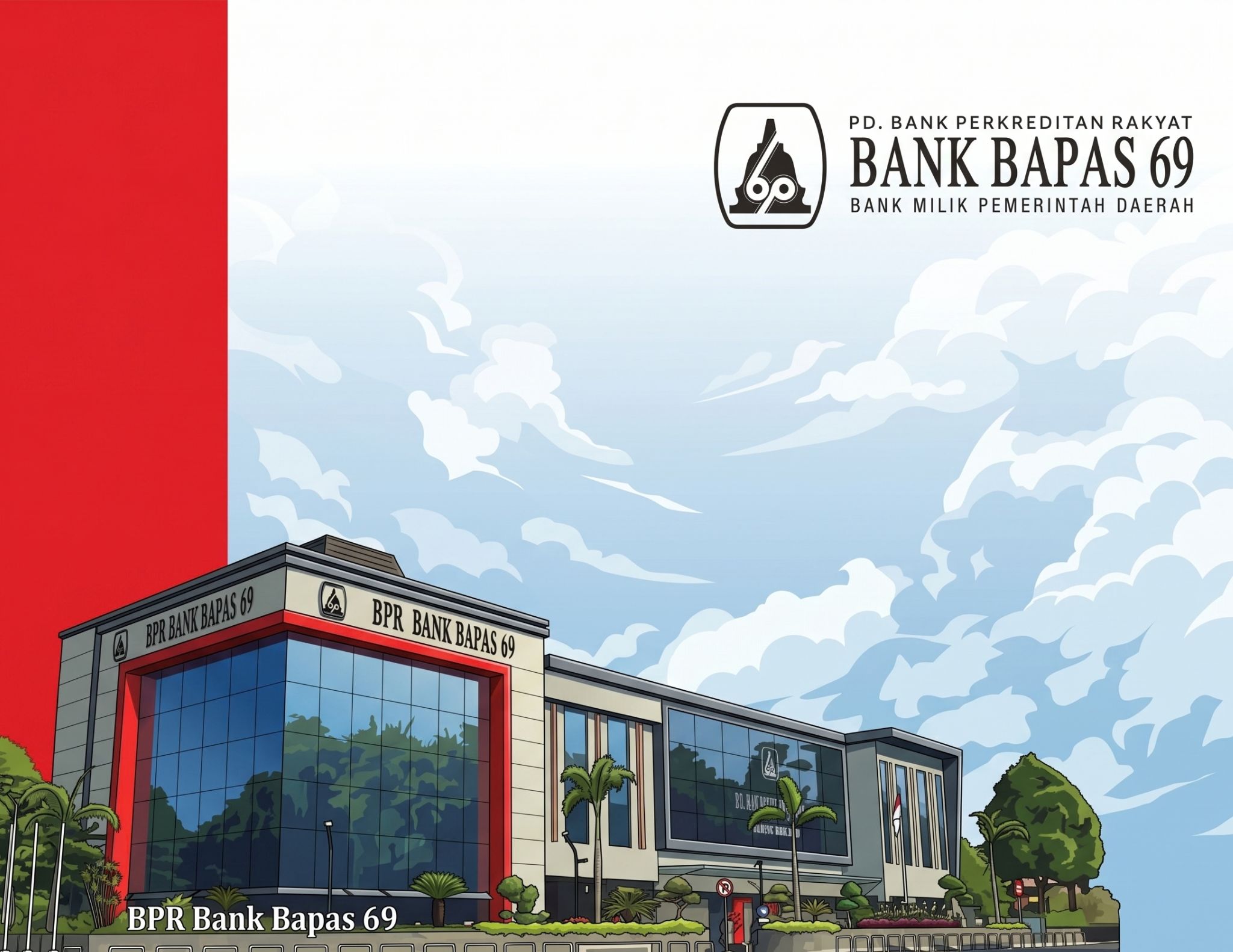 Gedung kantor BPR Bank Bapas 69
